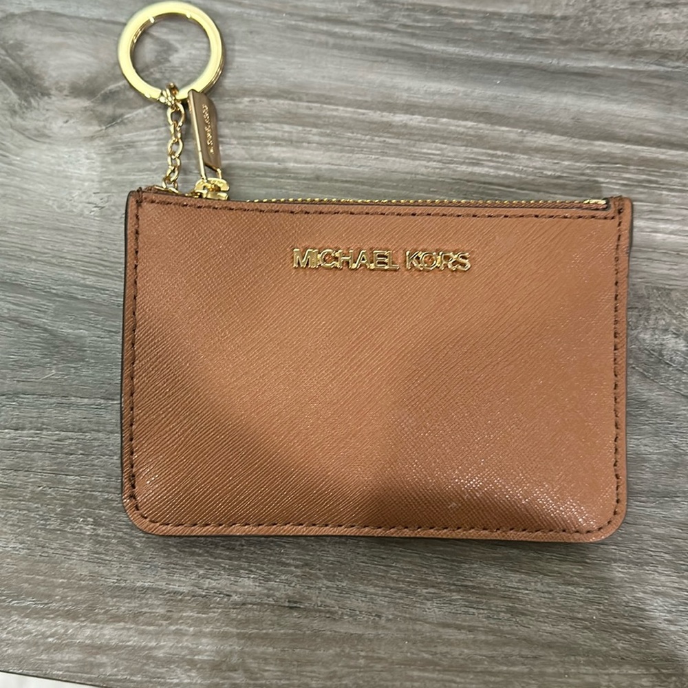 Michael Kors key chain, card holder
